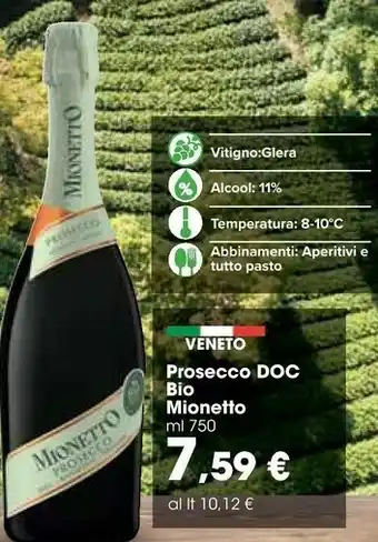 Carrefour Market Mionetto Prosecco DOC 375 G(ml) offerta