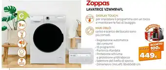 Expert Zoppas Lavtrice VZWM914FL offerta