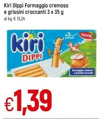 Kiri Dippi Formaggio Cremoso E Grissini Croccanti