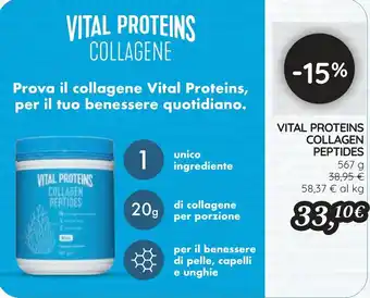 Coop VITAL PROTEINS COLLAGEN PEPTIDES 567 g offerta