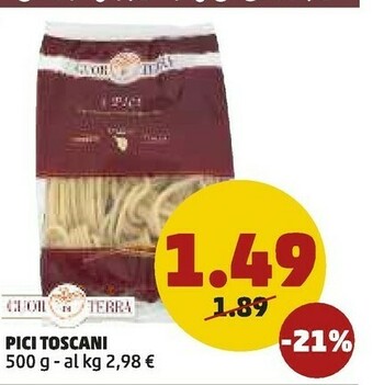 PENNY Cuor Di Terra Pici Toscani offerta