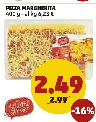 PENNY Pizza Margherita offerta
