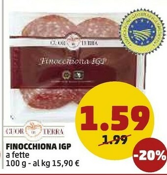 PENNY Cuor Di Terra Finocchiona Igp offerta