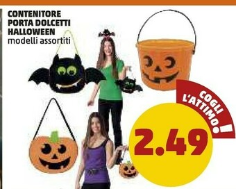 PENNY Contenitore Porta Dolcetti Halloween offerta