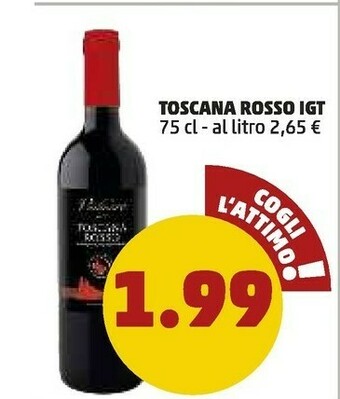 PENNY Toscana Rosso Igt offerta