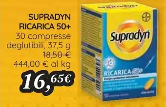 Coop SUPRADYN RICARICA 50+ 30 compresse deglutibili, 37,5 g offerta