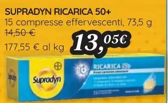 Coop SUPRADYN RICARICA 50+ 15 compresse effervescenti, 73,5 g offerta