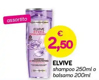 Il Tulipano ELVIVE shampoo 250ml o balsamo 200ml offerta