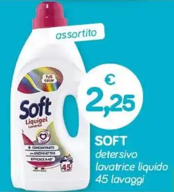 Il Tulipano SOFT detersivo lavatrice liquido 45 lavaggi offerta