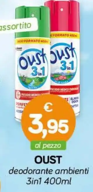 OUST deodorante ambienti 3in1 400ml