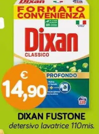 DIXAN FUSTONE detersivo lavatrice 110mis.
