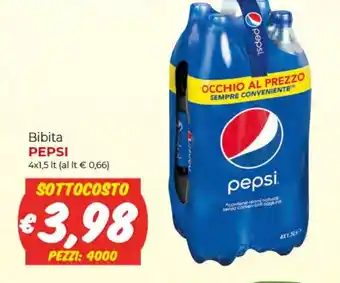 Supermercati Nonna Isa Bibita PEPSI 4x1,5 lt offerta