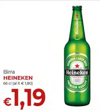 Supermercati Nonna Isa Birra HEINEKEN 66 cl offerta