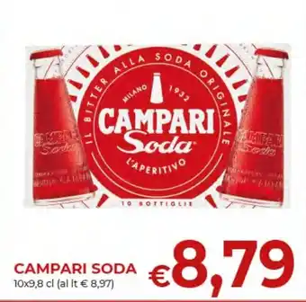 Supermercati Nonna Isa CAMPARI SODA 10x9,8 cl offerta