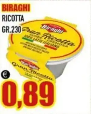 BIRAGHI RICOTTA GR. 230