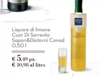 Conad City Liquore di limone Cuor Di Sorrento Sapori&Dintorni Conad 0,50 l offerta