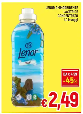 A&O LENOR AMMORBIDENTE LAVATRICE CONCENTRATO 40 lavaggi offerta