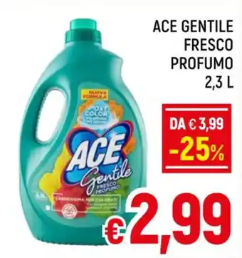 A&O ACE GENTILE FRESCO PROFUMO 2,3 L offerta