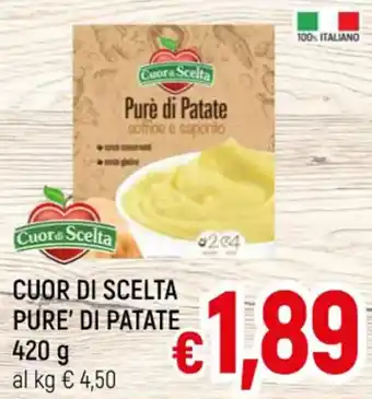 A&O CUOR DI SCELTA PURE' DI PATATE 420 g offerta