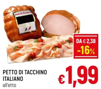 A&O PETTO DI TACCHINO ITALIANO offerta