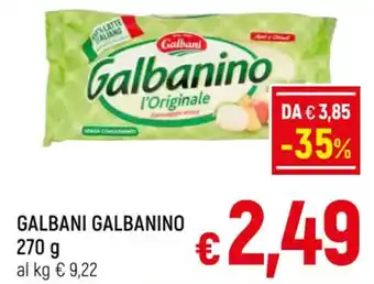 A&O GALBANI GALBANINO 270 g offerta