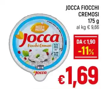 A&O JOCCA FIOCCHI CREMOSI 175 g offerta