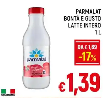 A&O PARMALAT BONTÀ E GUSTO LATTE INTERO 1 L offerta