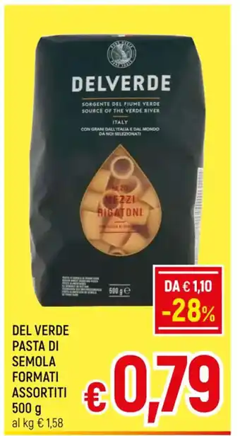 A&O DEL VERDE PASTA DI SEMOLA FORMATI ASSORTITI 500 g offerta