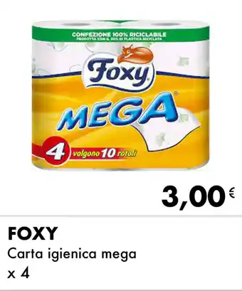Iper Tosano FOXY Carta igienica mega x 4 offerta
