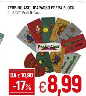 Famila Zerbino Asciugapasso Edera Flock offerta