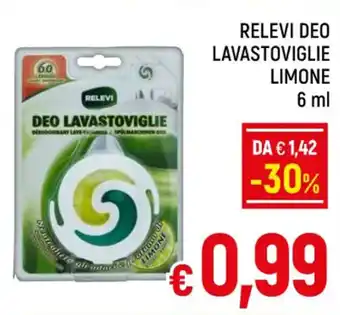 RELEVI DEO LAVASTOVIGLIE LIMONE 6 ml