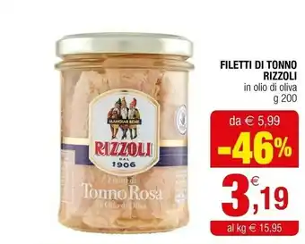 Rizzoli Filetti Di Tonno In Olio Di Oliva