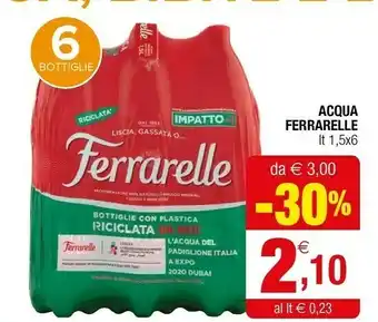 Iperal Ferrarelle Acqua offerta