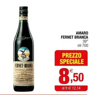 Iperal Distilleria Turchetto - Fernet Amaro 700 G(ml) offerta