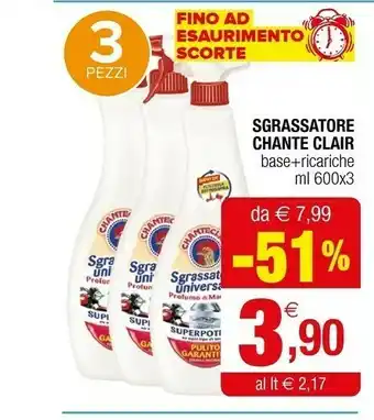 Iperal Chanteclair Sgrassatore offerta