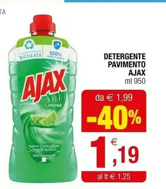 Iperal Ajax Detergente Pavimento offerta