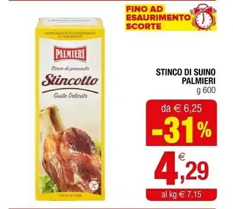 Iperal Palmieri Stinco Di Suino offerta