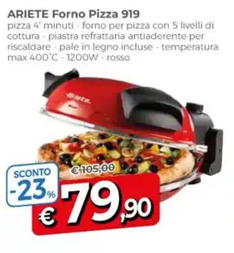 A&O ARIETE Forno Pizza 919 offerta