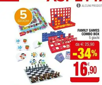 Family Games Combo Box