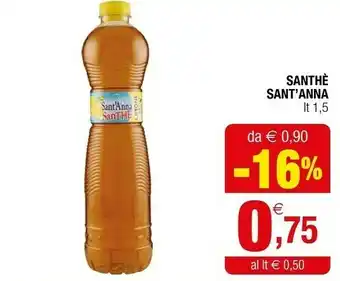 Iperal Sant'anna SanThè Al Limone 1500 G(ml) offerta