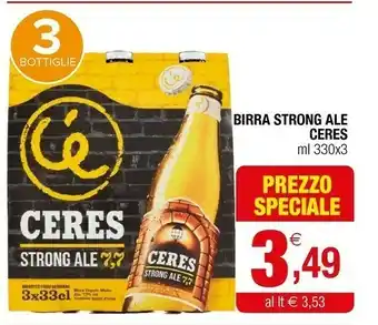 Iperal Ceres Birra Strongale 330 G(ml) offerta