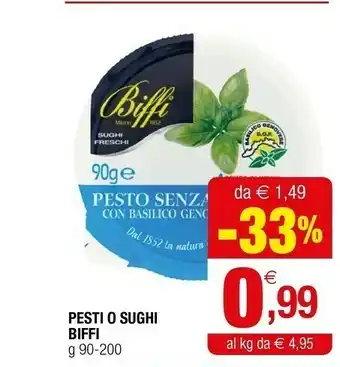 Iperal Biffi - Pesto Classico 190 G(ml) offerta