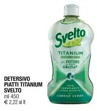 Iperal Svelto Detersivo Piatti Titanium offerta