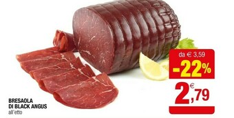 Iperal Bresaola Di Black Angus offerta