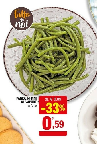 Iperal Fagiolini Fini Al Vapore offerta