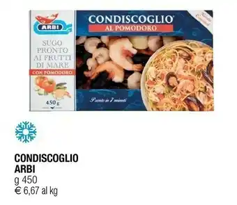Iperal Arbi Arbi - Condiscoglio Sugo Pronto ai Frutti di Mare 450 g(ml) offerta
