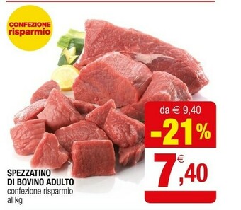 Iperal Spezzatino Di Bovino Adulto offerta
