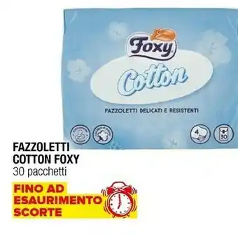 Iperal Foxy Fazzoletti Cotton offerta