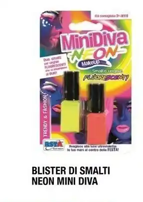 Blister Di Smalti Neon Mini Diva