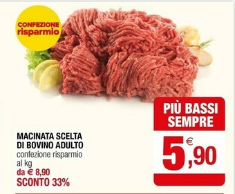 Macinata Scelta Di Bovino Adulto